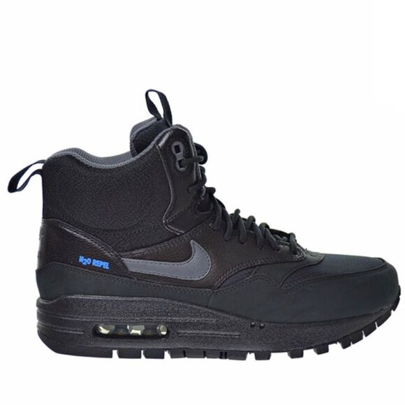 Nike Air Max 1 Mid Sneakerboot Women's Shoes Black/Dark Grey/ Size 7 - Picture 1 of 13